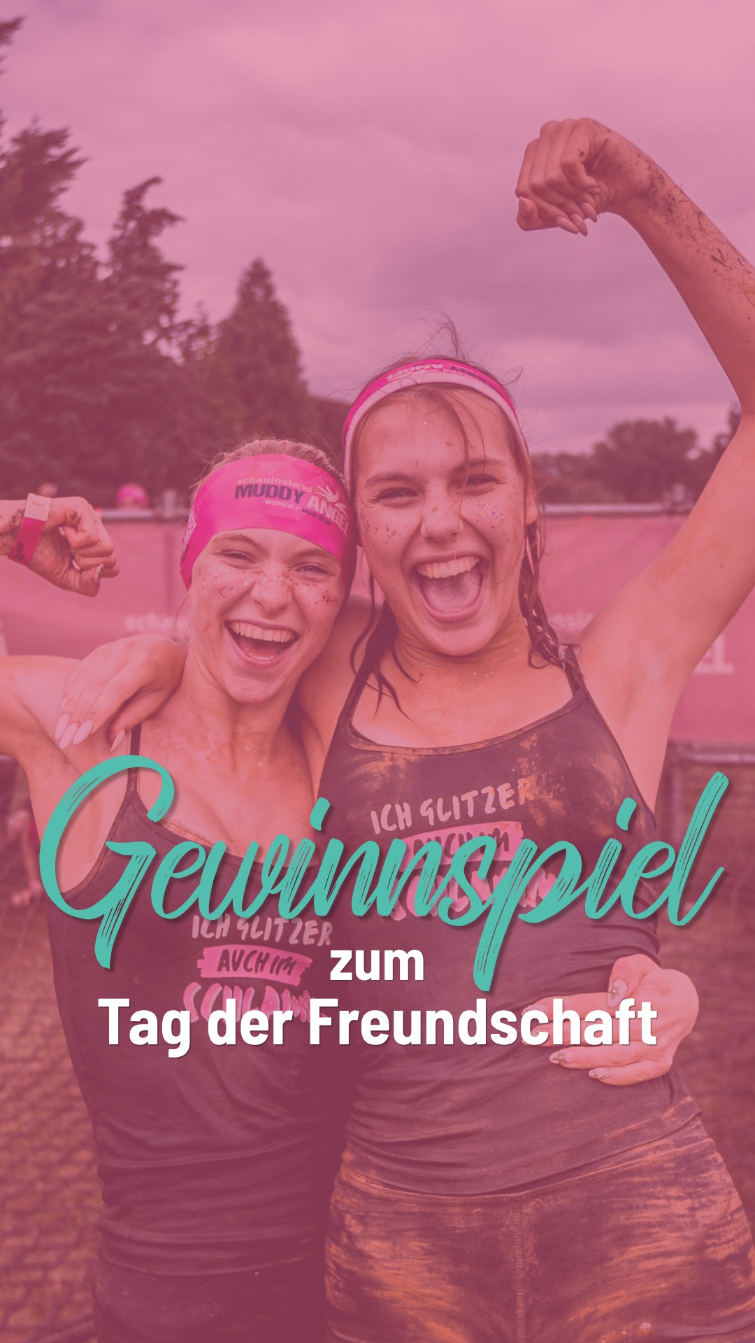 💕 Zum Tag der Freundschaft haben wir etwas ganz Besonderes für dich!

Es gibt Erlebnisse, die verbinden für immer – und genau solche Momente entstehen beim schauinsland Muddy Angel Run. Gemeinsam lachen, sich gegenseitig durch den Schlamm ziehen und am Ende mit einem breiten Grinsen durchs Ziel laufen. 🥹💪

Deshalb verlosen wir 10 x 2 Tickets für dich und deine Lieblingsperson! 🎟️

So machst du mit:
✨ Klicke auf den Link in unserer Story / Bio.
✨ Nimm am Gewinnspiel teil.
✨ Mit etwas Glück steht ihr schon bald gemeinsam an der Startlinie.

Du hast bis zum 15.08.2026 Zeit teilzunehmen.

Viel Glück! 🍀 Wir drücken dir die Daumen und freuen uns darauf, dich beim schauinsland Muddy Angel Run zu sehen. 🩷

#muddyangelrun #tagderfreundschaft #frauenpower #mädelstag #gemeinsamstark